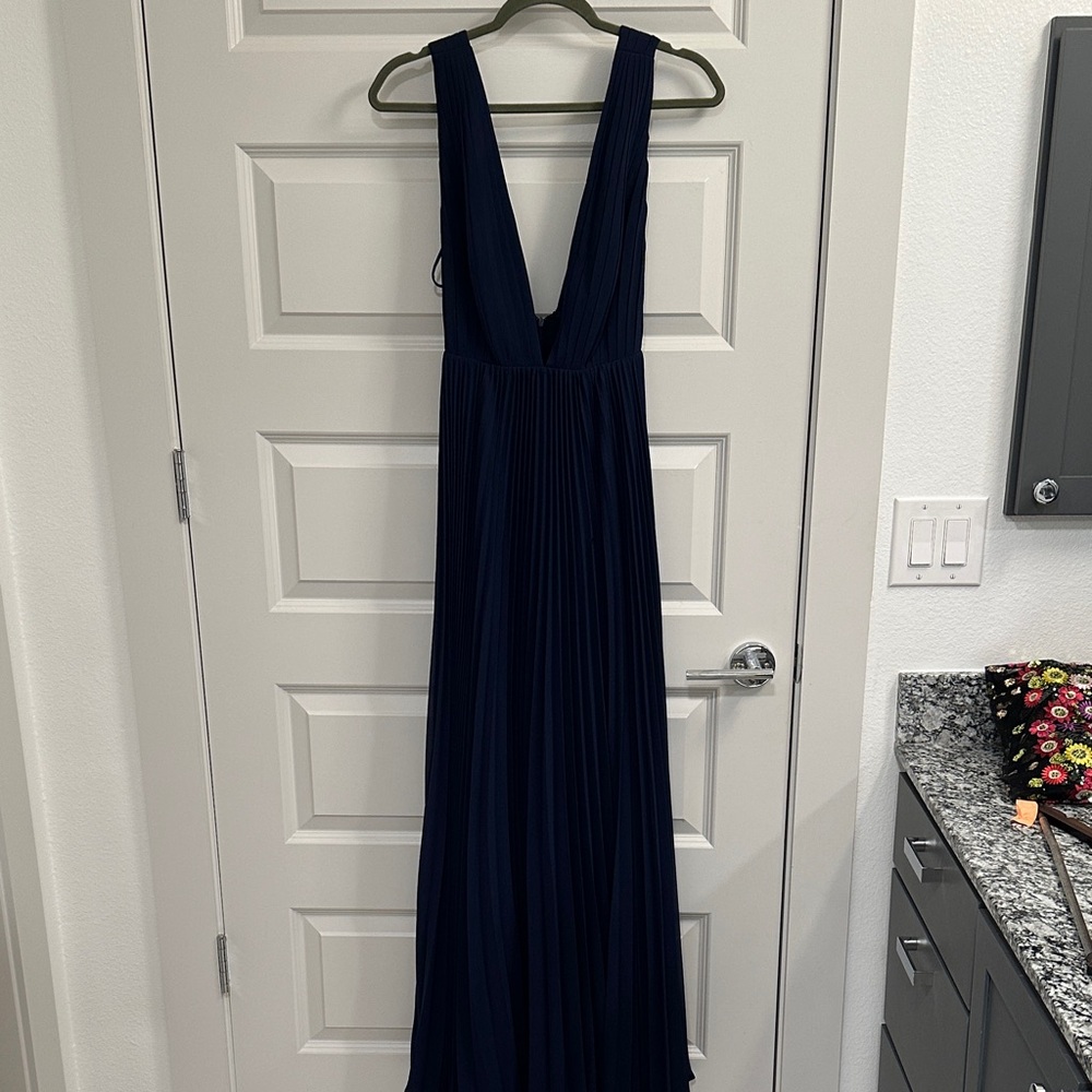 Fame and Partners Navy Maxi Dress